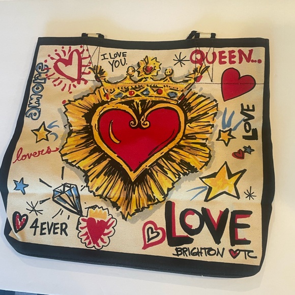 NWT Brighton Queen Of Love Tote - Picture 6 of 9